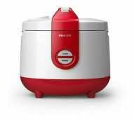 PHILIPS - Rice Cooker 2 Liter Basic Red HD3119/32