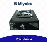 MIYAKO - Kompor Gas 1 Tungku Black Coating KG201C